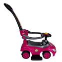 Jeździk z pchaczem 3w1 Lean Toys Mega Car pink