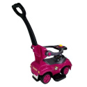 Jeździk z pchaczem 3w1 Lean Toys Mega Car pink