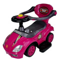 Jeździk z pchaczem 3w1 Lean Toys Mega Car pink