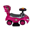 Jeździk z pchaczem 3w1 Lean Toys Mega Car pink