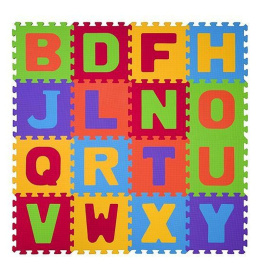 Puzzle piankowe 16 szt. litery BabyOno 280