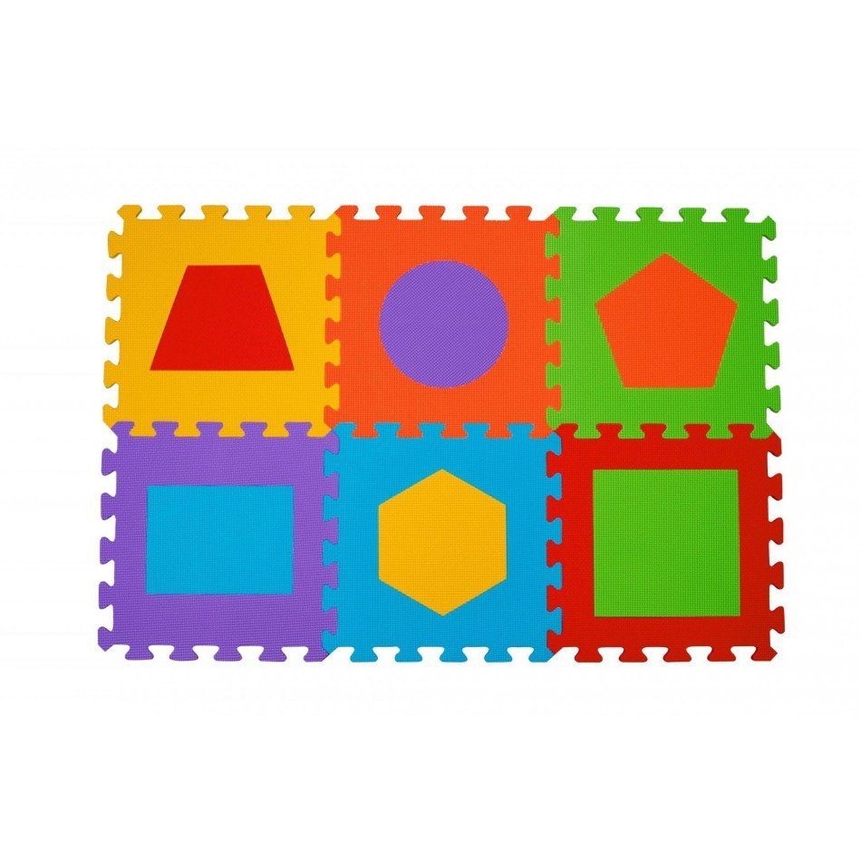 Puzzle piankowe 6 szt. figury BabyOno 279 Puzzle piankowe 6 szt. figury BabyOno 279