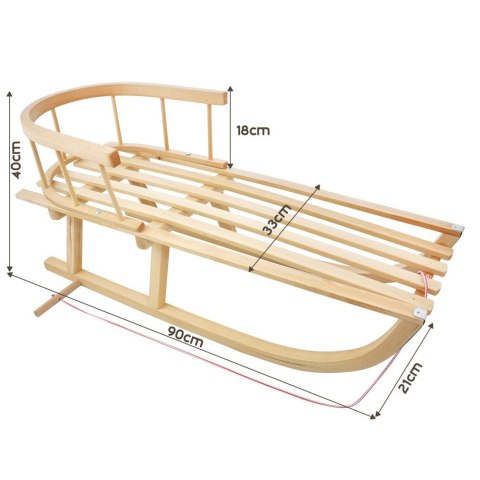 Sanki drewniane Axer Sport Kinga A0904 Sanki drewniane Axer Sport Kinga A0904