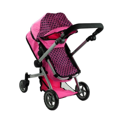 Wózek dla lalek Lean Toys Alice 2w1 głęboko-spacerowy 3814 Wózek dla lalek Lean Toys Alice 2w1 głęboko-spacerowy 3814