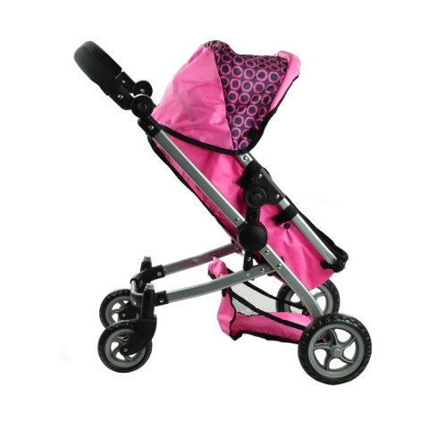 Wózek dla lalek Lean Toys Alice 2w1 głęboko-spacerowy 3814 Wózek dla lalek Lean Toys Alice 2w1 głęboko-spacerowy 3814