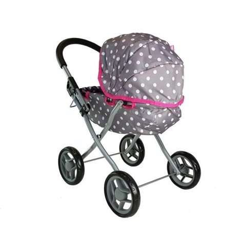 Wózek dla lalek Lean Toys Alice głęboki 5248 Wózek dla lalek Lean Toys Alice głęboki 5248