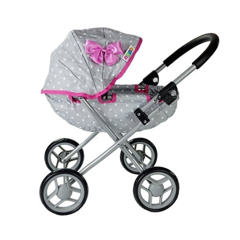 Wózek dla lalek Lean Toys Alice głęboki 5249 3l+ Wózek dla lalek Lean Toys Alice głęboki 5249 3l+