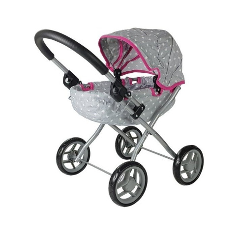 Wózek dla lalek Lean Toys Alice głęboki 5249 3l+ Wózek dla lalek Lean Toys Alice głęboki 5249 3l+