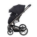 Wózek wielofunkcyjny 2w1 BabySafe Lucky Black + adaptery