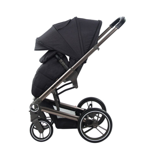 Wózek wielofunkcyjny 2w1 BabySafe Lucky Black + adaptery Wózek wielofunkcyjny 2w1 BabySafe Lucky Black + adaptery