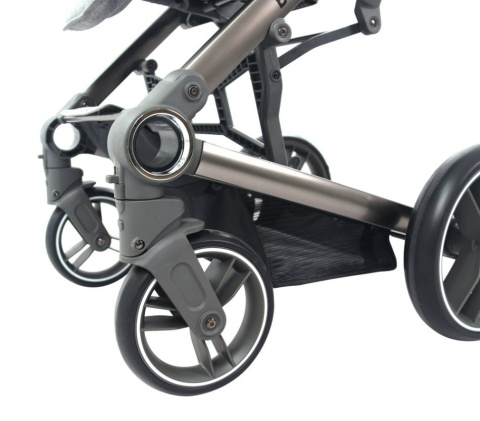 Wózek wielofunkcyjny 2w1 BabySafe Lucky Black + adaptery Wózek wielofunkcyjny 2w1 BabySafe Lucky Black + adaptery