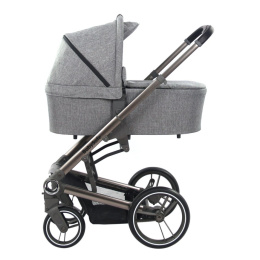 Wózek wielofunkcyjny 2w1 BabySafe Lucky Grey + adaptery