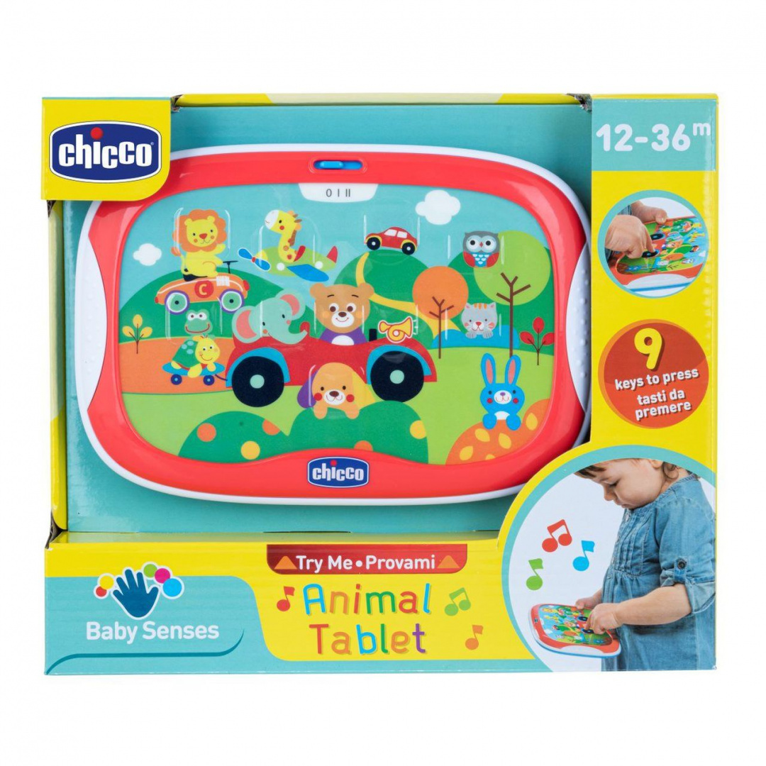 Chicco Tablet elektroniczny zwierzątka 1-3 lat Chicco Tablet elektroniczny zwierzątka 1-3 lat