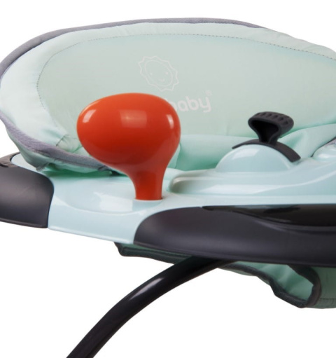 Chodzik z kierownicą Sun Baby turkusowo-szary 6m+