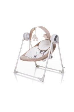 Huśtawka elektryczna - bujak 4Baby Swing Beige