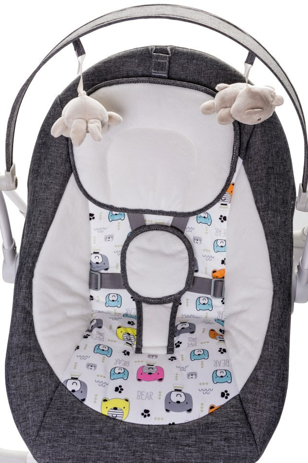 Huśtawka elektryczna - bujak 4Baby Swing Grey Huśtawka elektryczna - bujak 4Baby Swing Grey