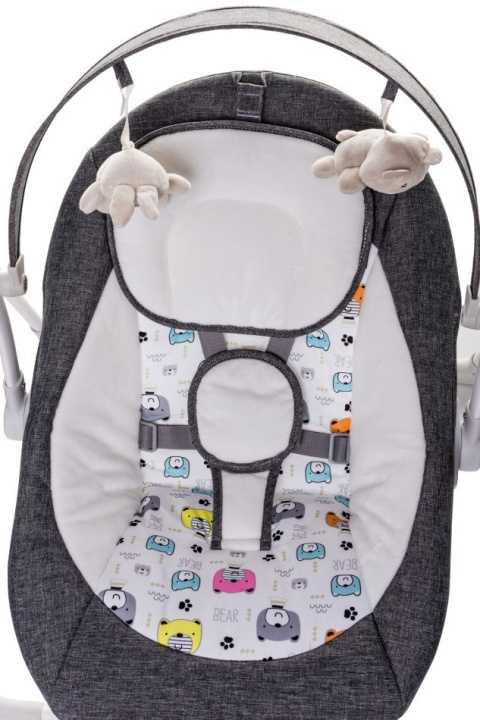 Huśtawka elektryczna - bujak 4Baby Swing Grey Huśtawka elektryczna - bujak 4Baby Swing Grey