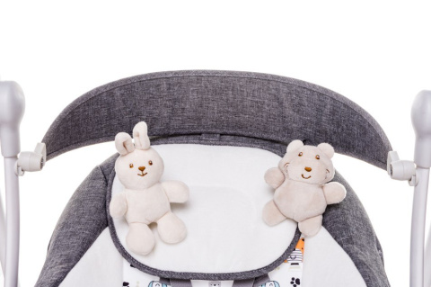 Huśtawka elektryczna - bujak 4Baby Swing Grey Huśtawka elektryczna - bujak 4Baby Swing Grey