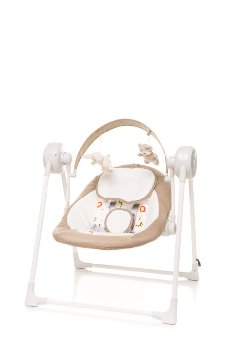 Huśtawka elektryczna - bujak 4Baby Swing XXI Beige