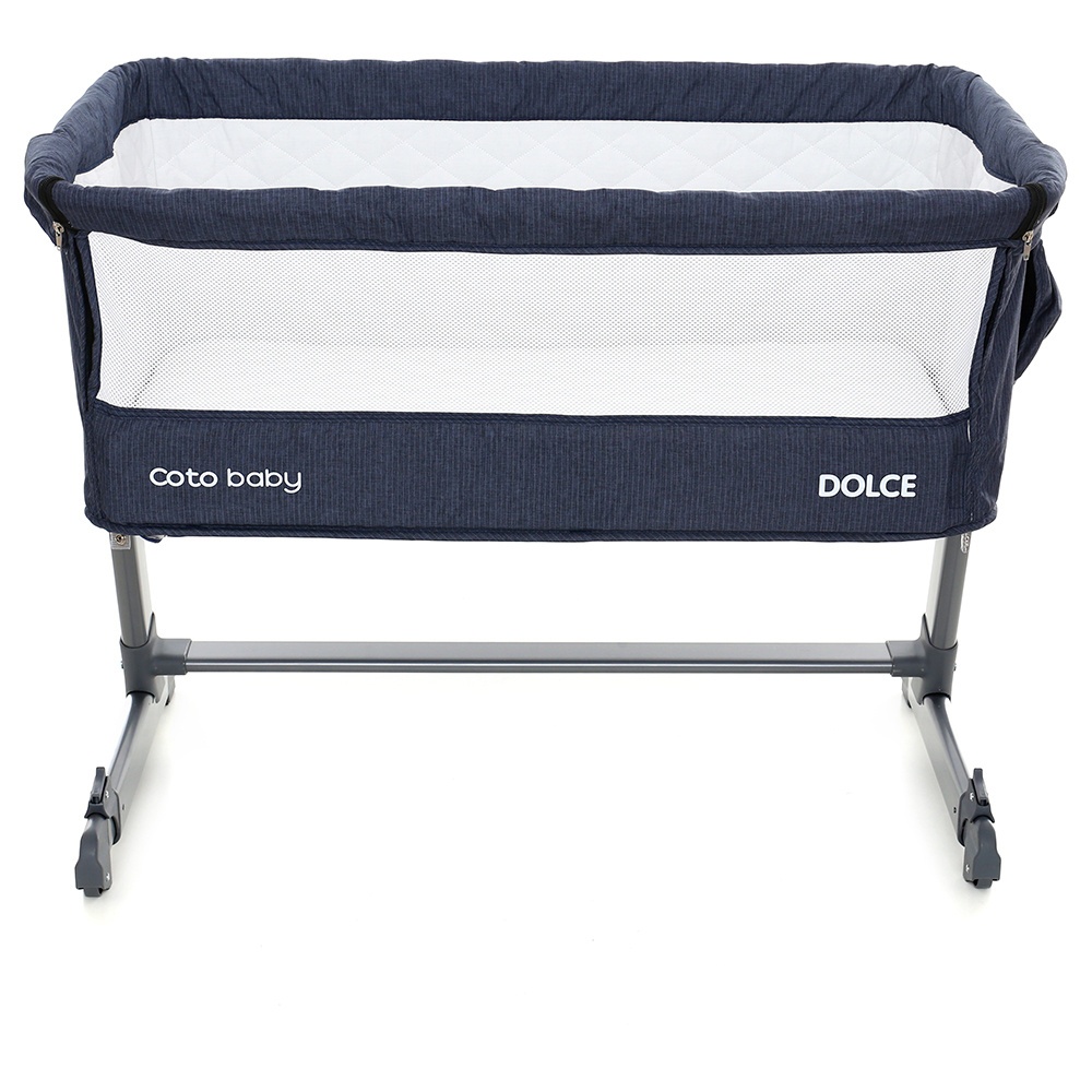 Łóżeczko dostawne Coto Baby Dolce przystawka Jeans Łóżeczko dostawne Coto Baby Dolce przystawka Jeans