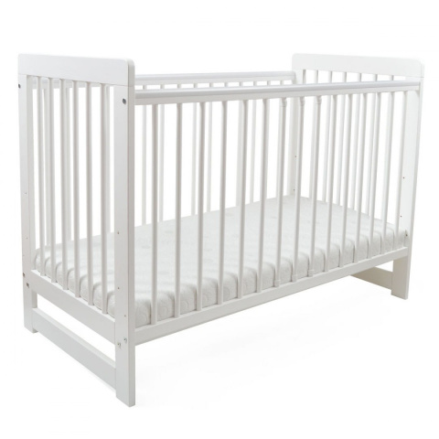 Drewniane łóżeczko dziecięce 120x60 Tomi XXI sofa białe z szufladą