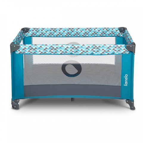 Łóżeczko turystyczne Lionelo Stefi Green Turquoise