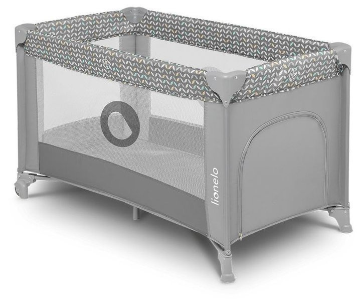 Łóżeczko turystyczne Lionelo Stefi Grey Concrete Multicolor Łóżeczko turystyczne Lionelo Stefi Grey Concrete Multicolor