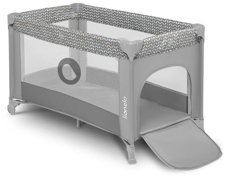 Łóżeczko turystyczne Lionelo Stefi Grey Concrete Multicolor Łóżeczko turystyczne Lionelo Stefi Grey Concrete Multicolor
