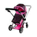 Wózek dla lalek Lean Toys Alice 2w1 głęboko-spacerowy 3815 3l+
