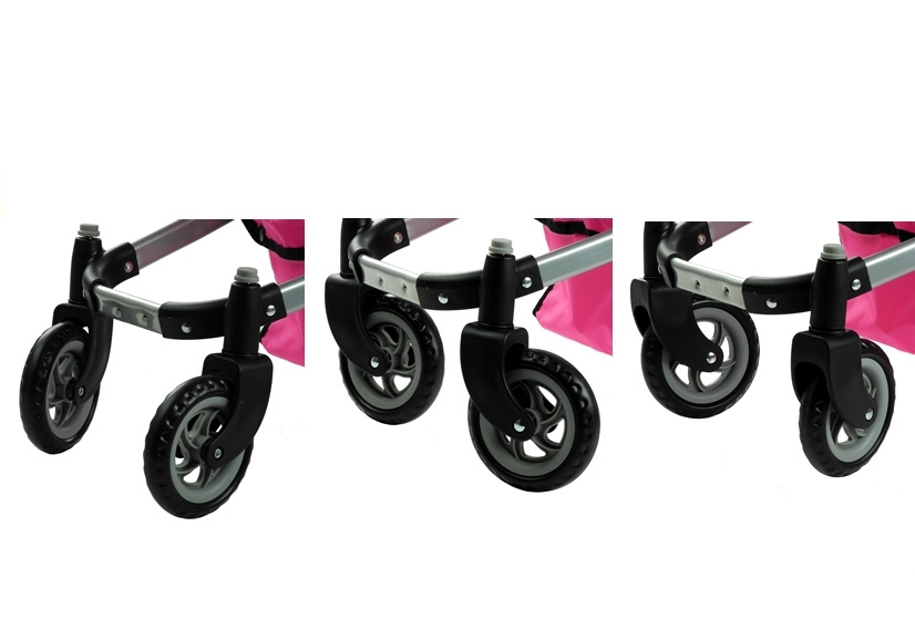 Wózek dla lalek LEAN Toys Alice 2w1 głęboko-spacerowy 3815 Wózek dla lalek LEAN Toys Alice 2w1 głęboko-spacerowy 3815
