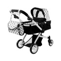 Wózek dla lalek Lean Toys Alice 2w1 głęboko-spacerowy 3816 3l+