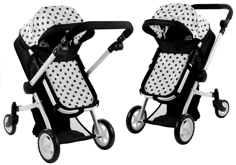 Wózek dla lalek LEAN Toys Alice 2w1 głęboko-spacerowy 3816 Wózek dla lalek LEAN Toys Alice 2w1 głęboko-spacerowy 3816