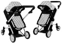 Wózek dla lalek Lean Toys Alice 2w1 głęboko-spacerowy 3816 3l+