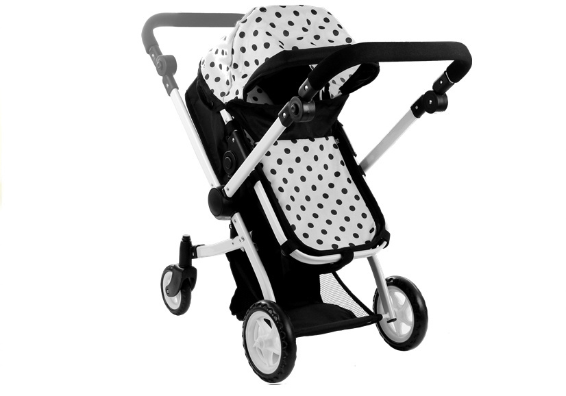 Wózek dla lalek LEAN Toys Alice 2w1 głęboko-spacerowy 3816 Wózek dla lalek LEAN Toys Alice 2w1 głęboko-spacerowy 3816