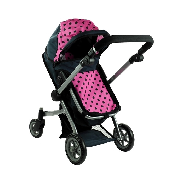 Wózek dla lalek LEAN Toys Alice 2w1 głęboko-spacerowy 3817 Wózek dla lalek LEAN Toys Alice 2w1 głęboko-spacerowy 3817