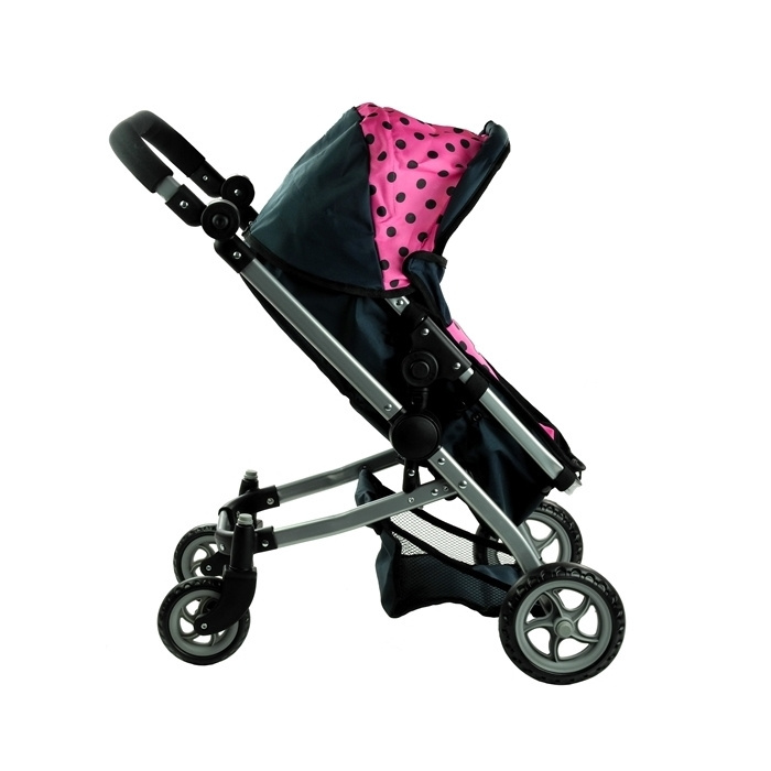 Wózek dla lalek LEAN Toys Alice 2w1 głęboko-spacerowy 3817 Wózek dla lalek LEAN Toys Alice 2w1 głęboko-spacerowy 3817