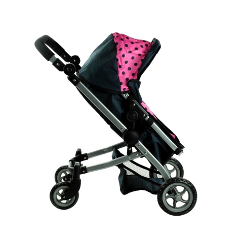 Wózek dla lalek Lean Toys Alice 2w1 głęboko-spacerowy 3817 Wózek dla lalek Lean Toys Alice 2w1 głęboko-spacerowy 3817