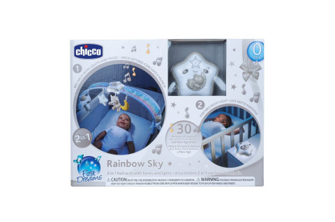 Chicco panel na łóżeczko Rainbow Sky Neutral Chicco panel na łóżeczko Rainbow Sky Neutral