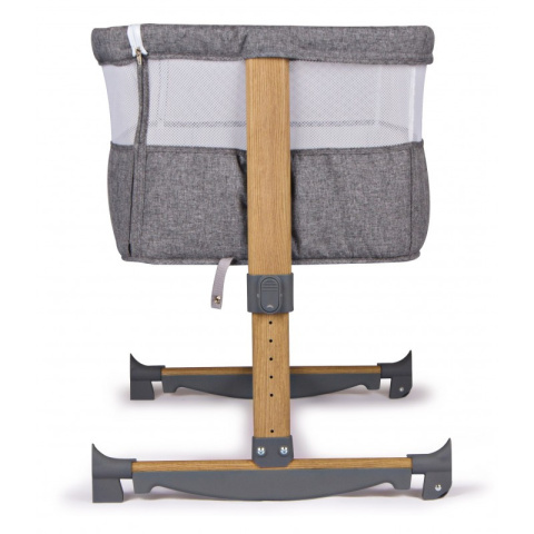 Łóżeczko przystawka 96x57 cm Baby Mix P-10 Grey Łóżeczko przystawka 96x57 cm Baby Mix P-10 Grey