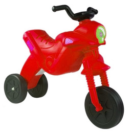 Motorek biegowy Enduro jeździk Lean Toys czerwony