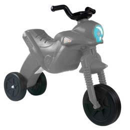 Motorek biegowy Enduro jeździk Lean Toys srebrny