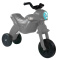 Motorek biegowy Enduro jeździk Lean Toys srebrny