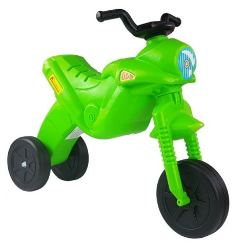 Motorek biegowy Enduro jeździk Lean Toys zielony