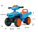 Pojazd dla dzieci quad Milly Mally Monster Blue