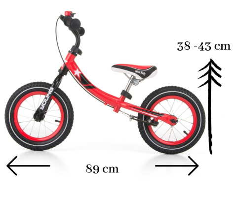 Rowerek biegowy Milly Mally Young Red