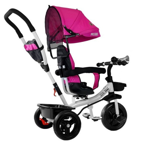 Rowerek trójkołowy Lean Toys PRO300 różowy Rowerek trójkołowy Lean Toys PRO300 różowy