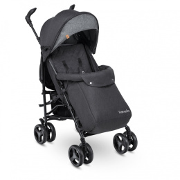 Wózek spacerowy Lionelo Irma Black/Dark Grey