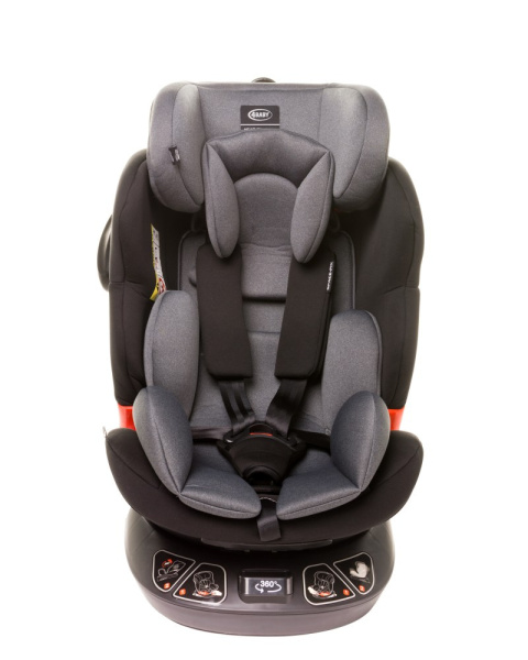 Fotelik 0-36 kg 4Baby Space-Fix Grey obrotowy Fotelik 0-36 kg 4Baby Space-Fix Grey obrotowy