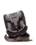 Fotelik 0-36 kg 4Baby Space-Fix Grey obrotowy