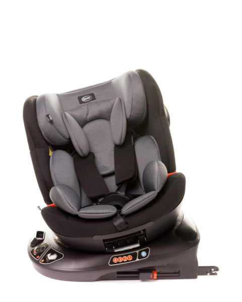 Fotelik 0-36 kg 4Baby Space-Fix Grey obrotowy Fotelik 0-36 kg 4Baby Space-Fix Grey obrotowy